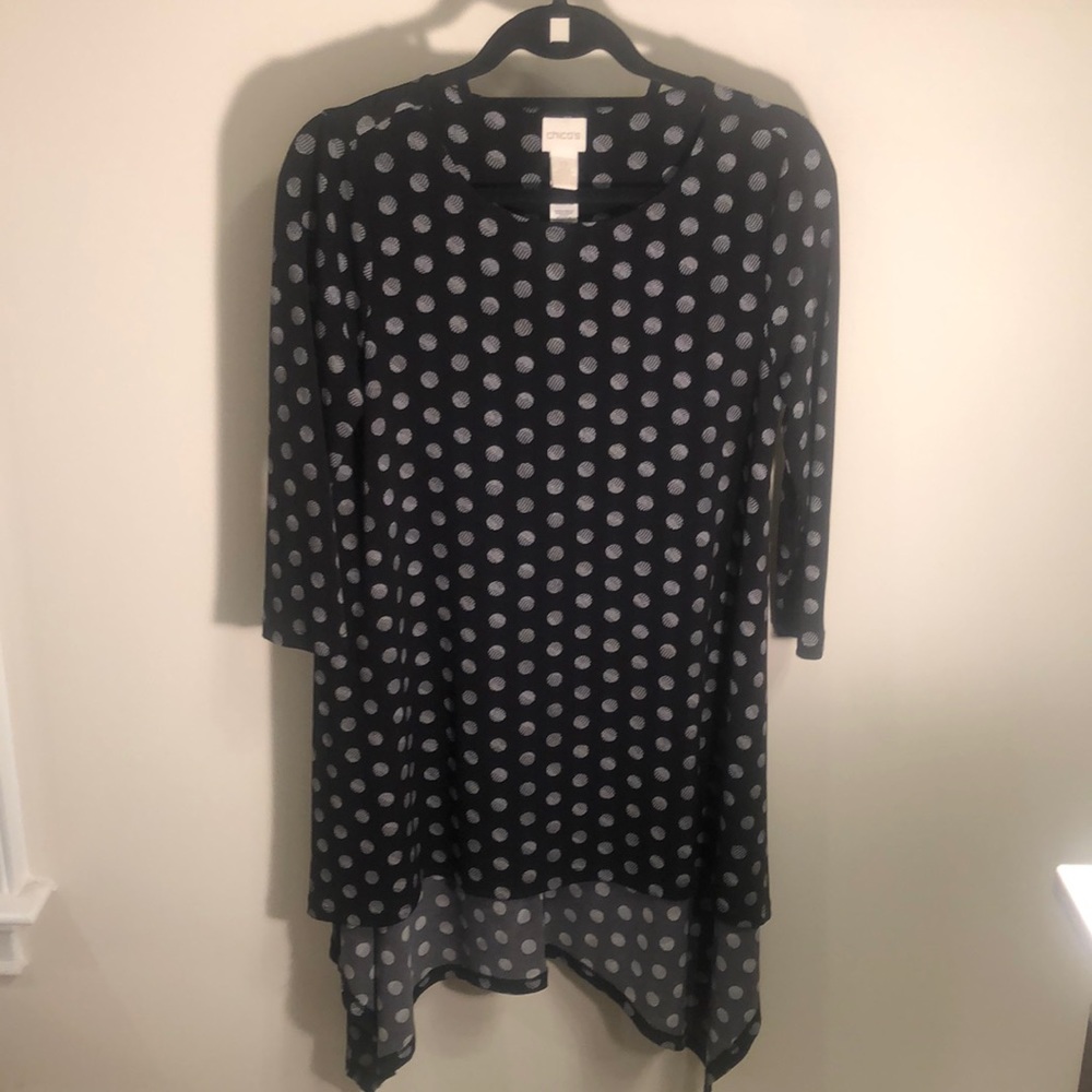 Chicos cute polka dot tunic
